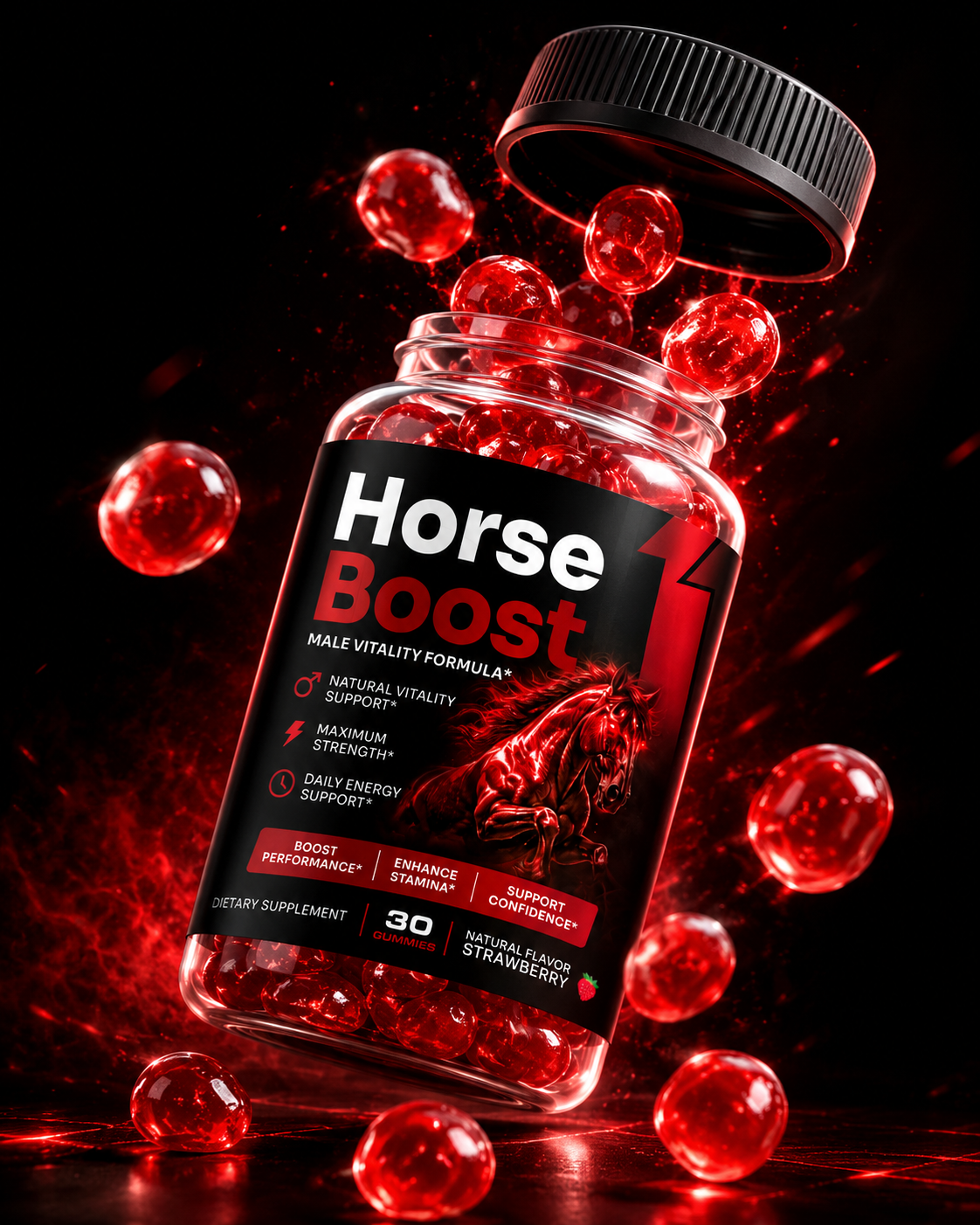Horse Boost Male Vitality Gummies