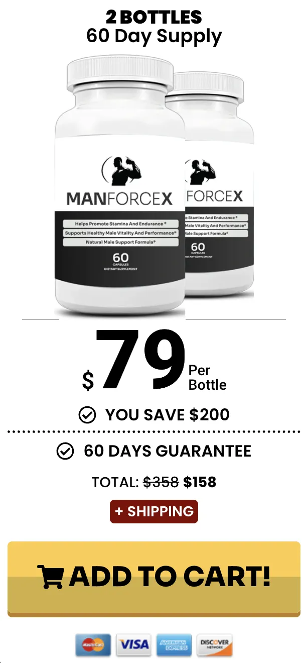 ManForceX Single Bottle Package