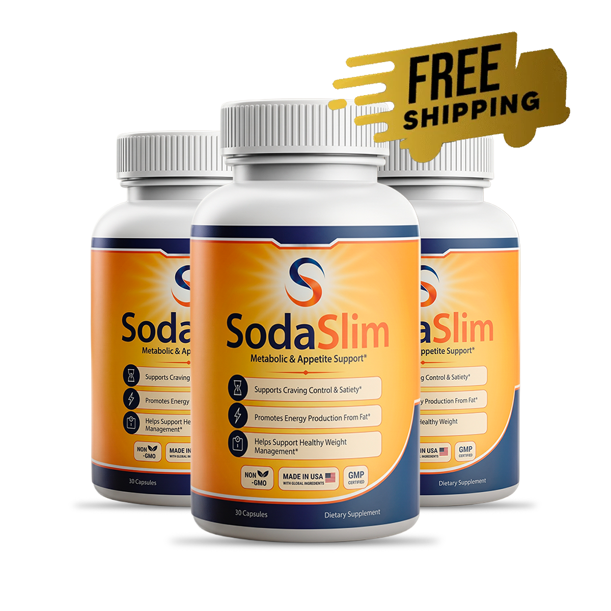 SodaSlim 3 bottle package