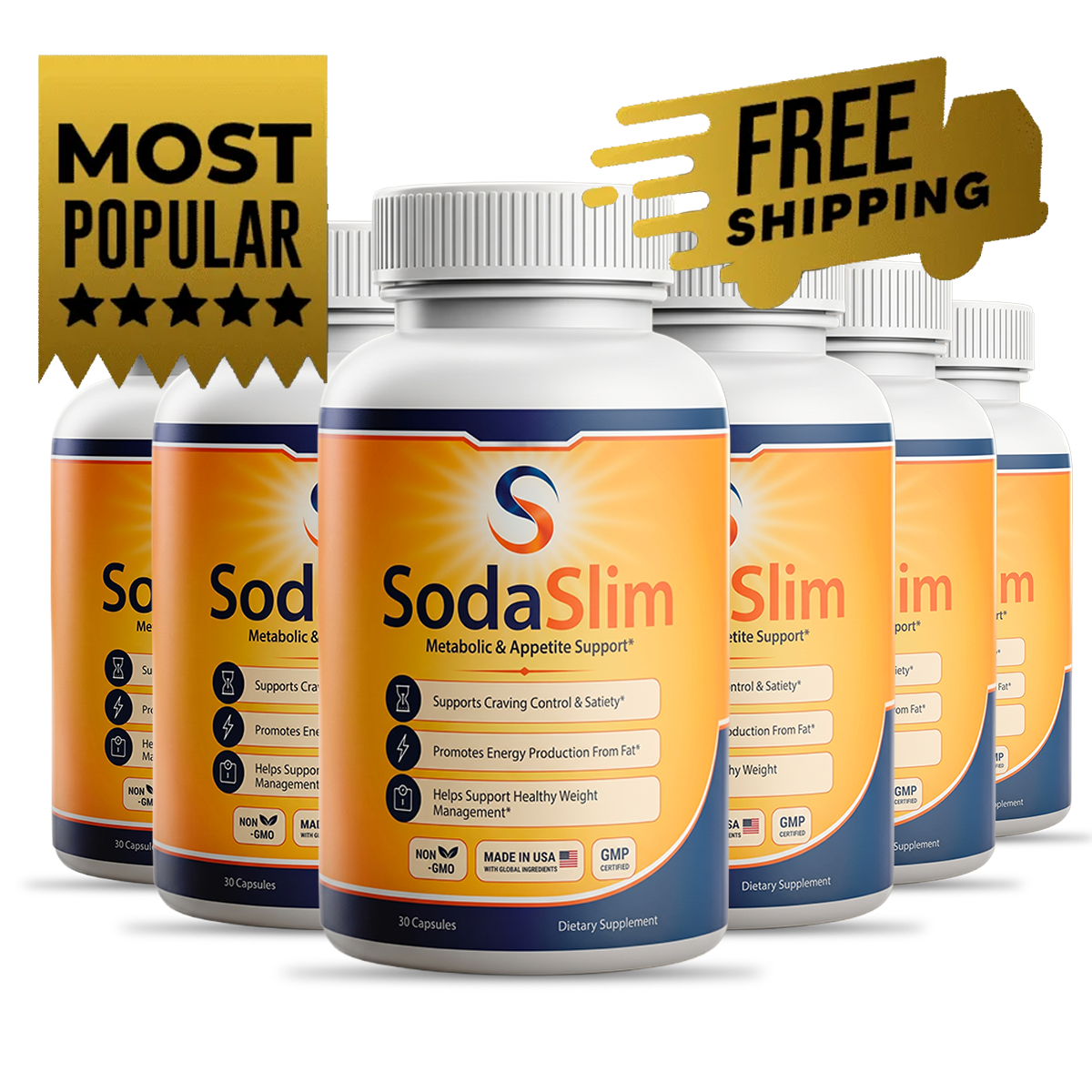 SodaSlim 6 bottle package