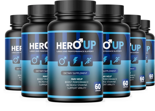 Hero UP 6 bottles — 180 day supply, best value