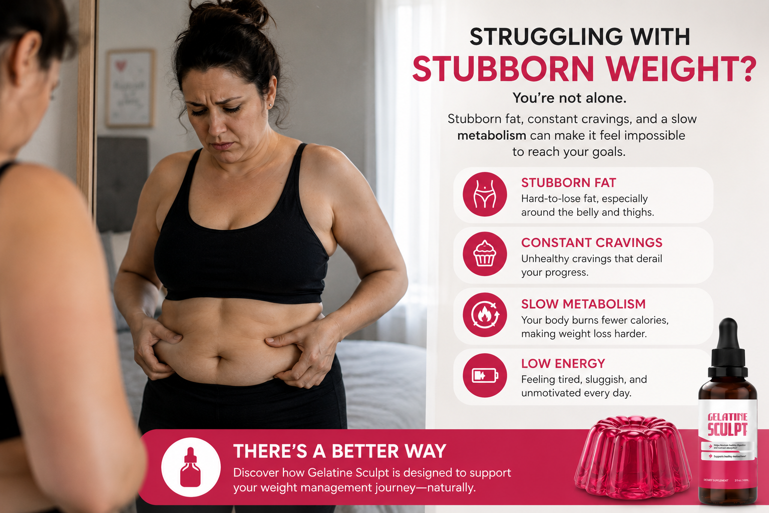 Illustration representing the frustration of struggling with consistent weight-management habits