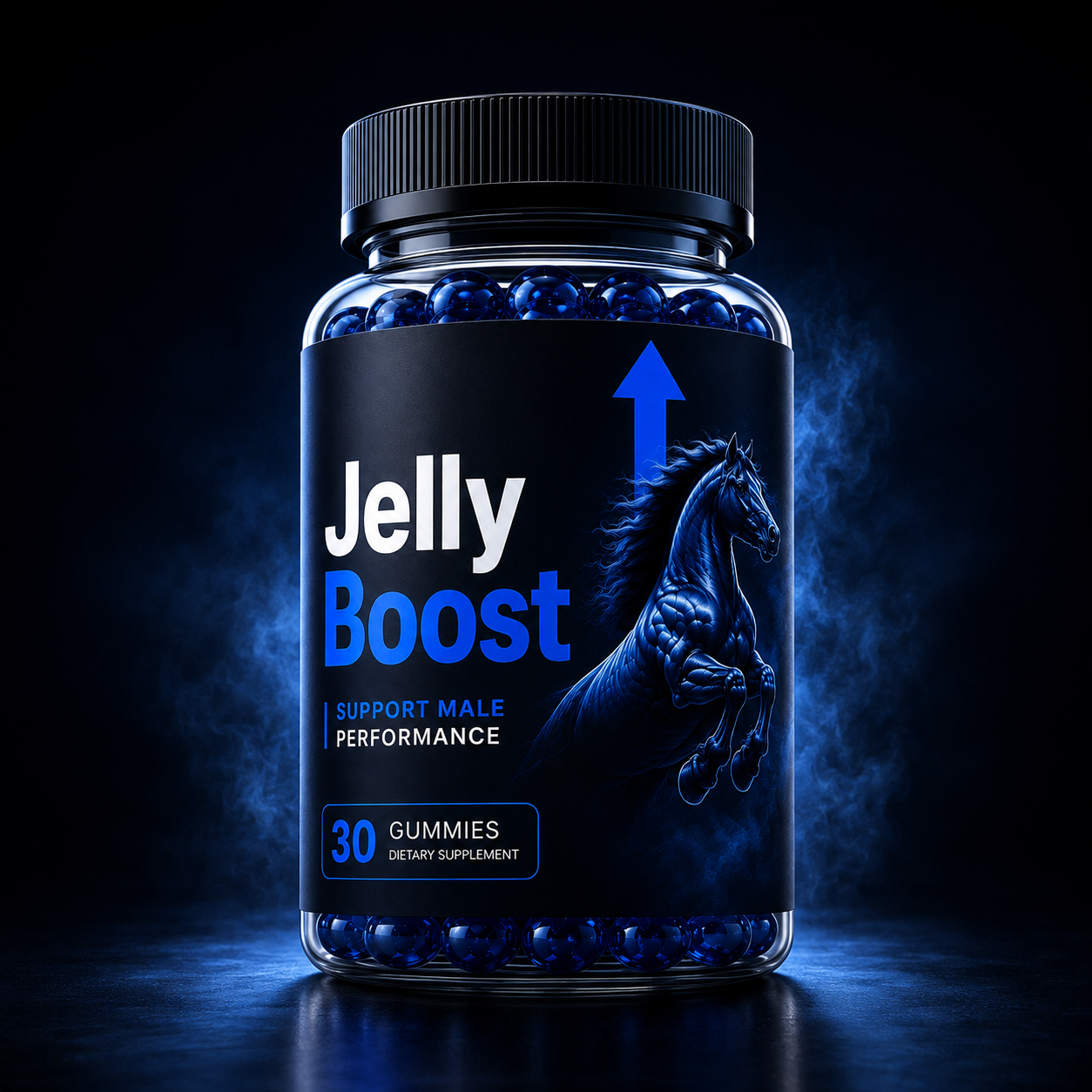 JellyBoost supplement gummies bottle