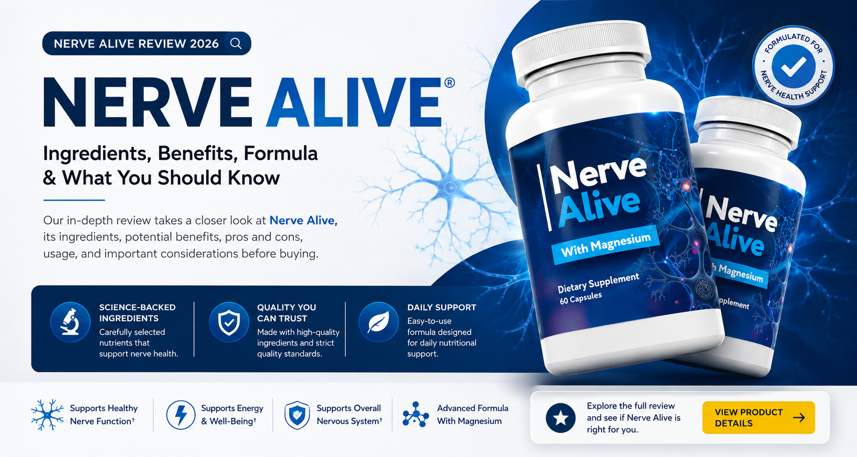 Nerve Alive nerve health supplement