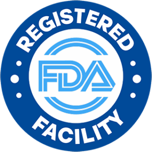 FDA registered facility badge