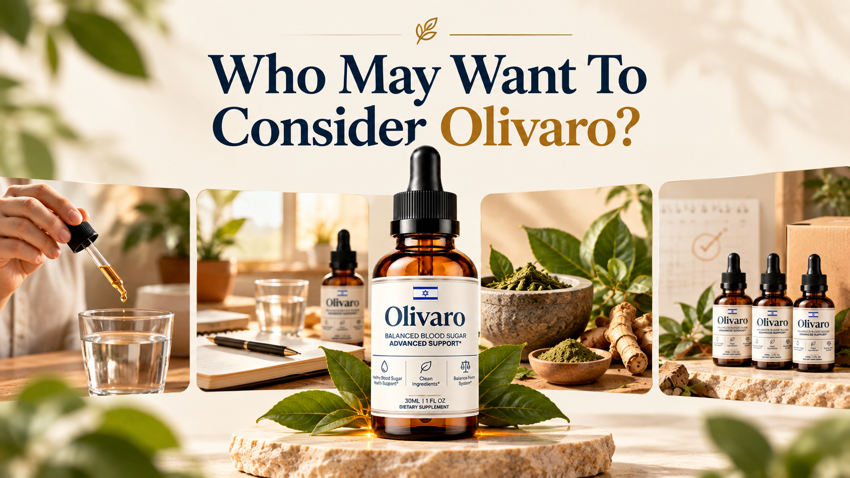Who may want to consider Olivaro: daily dropper routine, simple habits and package options