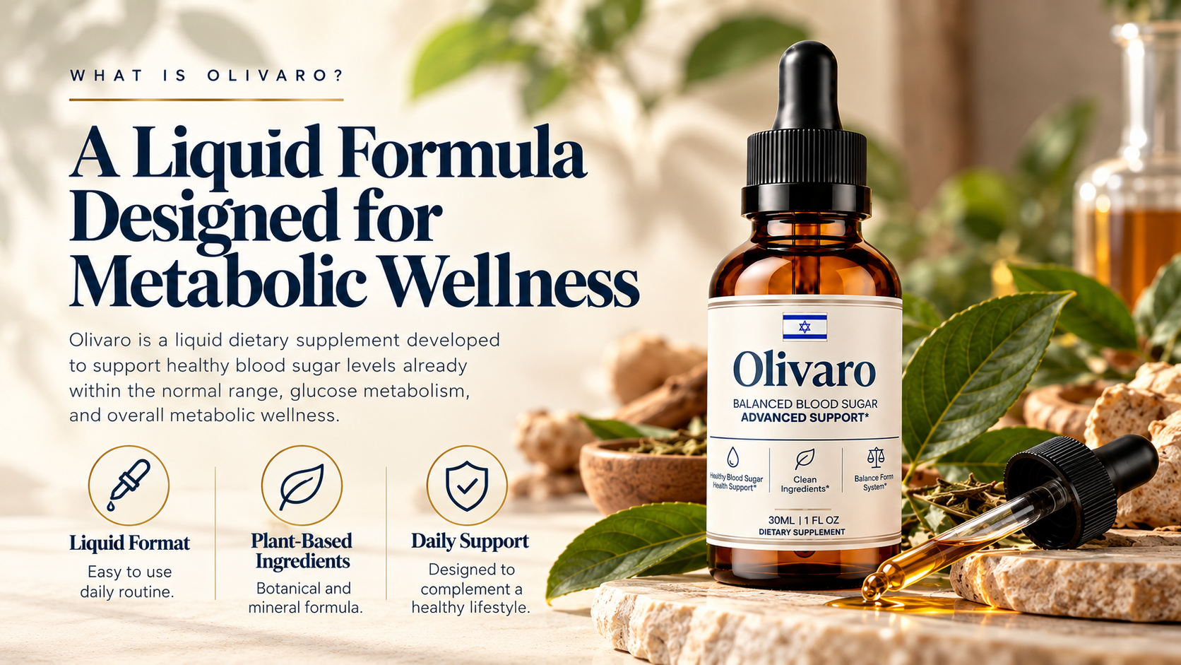 What is Olivaro: a liquid formula designed for metabolic wellness